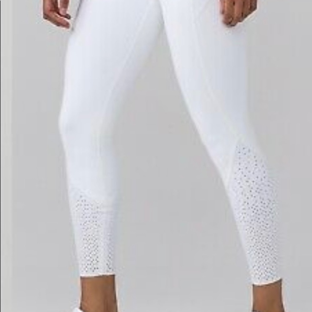 Lululemon Anew White crop leggings
